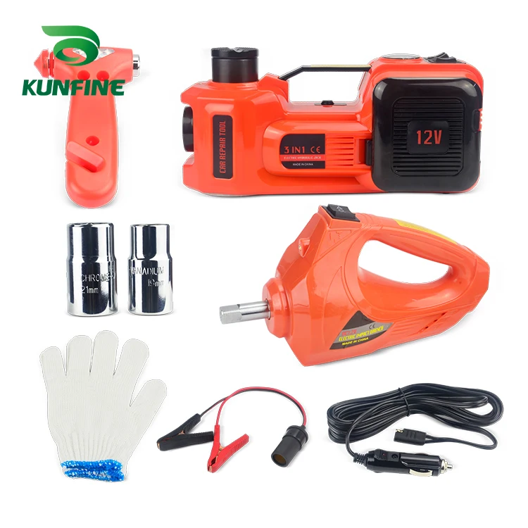 DC12V Electric Impact Wrench & Electric Hydraulic Jack 369 (1)
