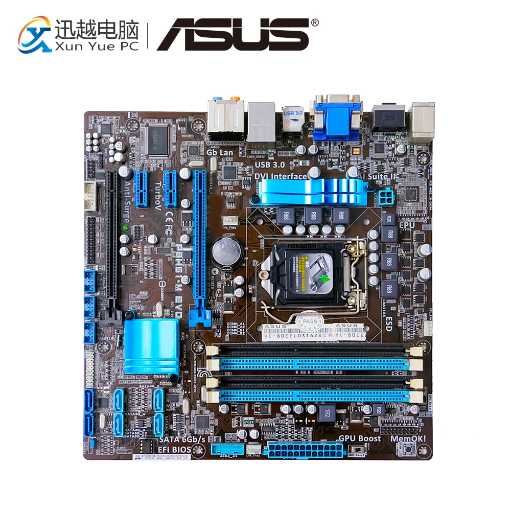 

Asus P8H61-M EVO Desktop Motherboard H61 Socket LGA 1155 i3 i5 i7 DDR3 16G uATX On Sale