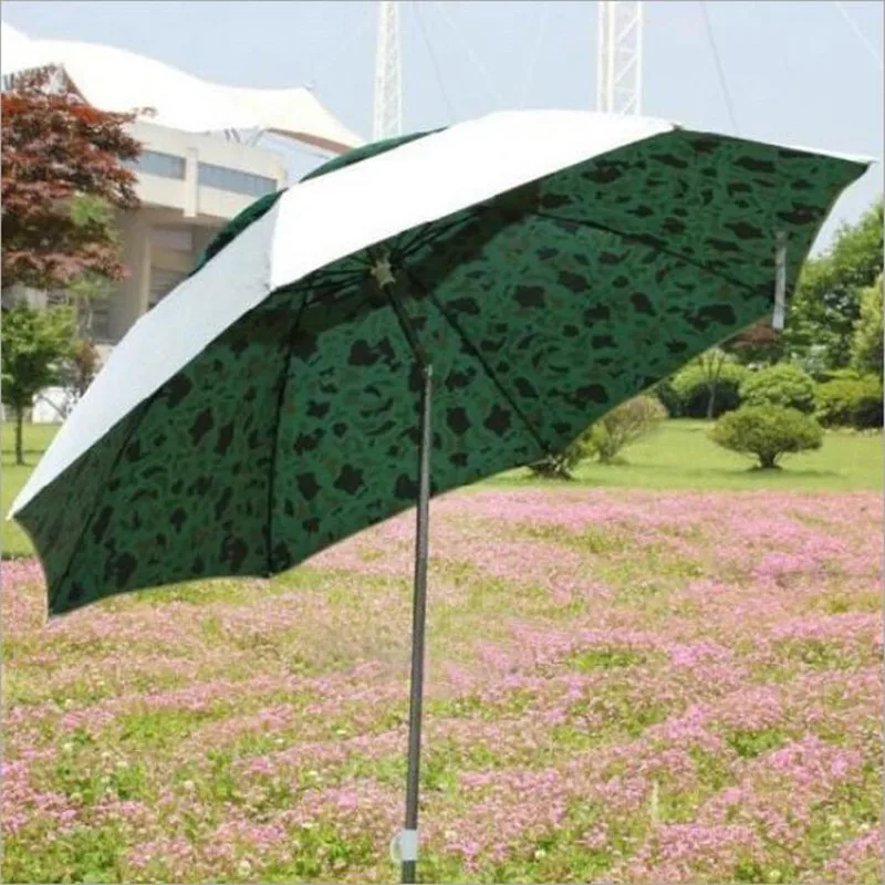 1,8 м Складной Водонепроницаемый солнцезащитный зонт для рыбалки, кемпинга, пляжного отдыха, универсальный Анти-УФ Зонт-тент - Цвет: B steel frame camo