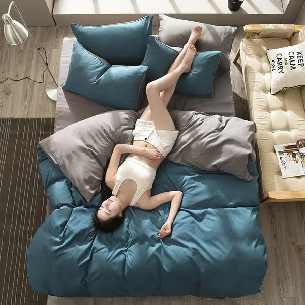 

Bedding Sets 3/4pcs Comforter Bed Sets Duvet Cover Flat Bed Sheet Linen Pillowcase Bed Sets Full King Twin Queen Size
