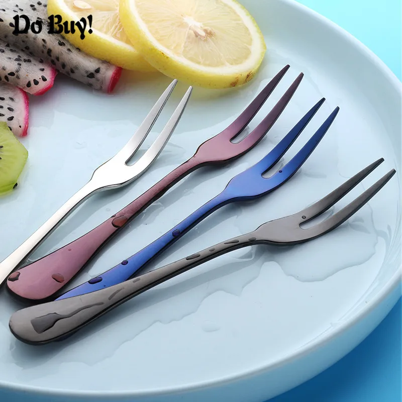 Appetizer Forks 2pcs/Set fruit fork food picks