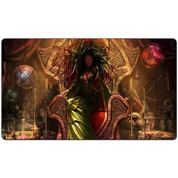 

Magic trading card game Playmat: Damia Sage of Stone Fantasy art playmat for trading card game 60cm x 35cm (24" x 14") Size