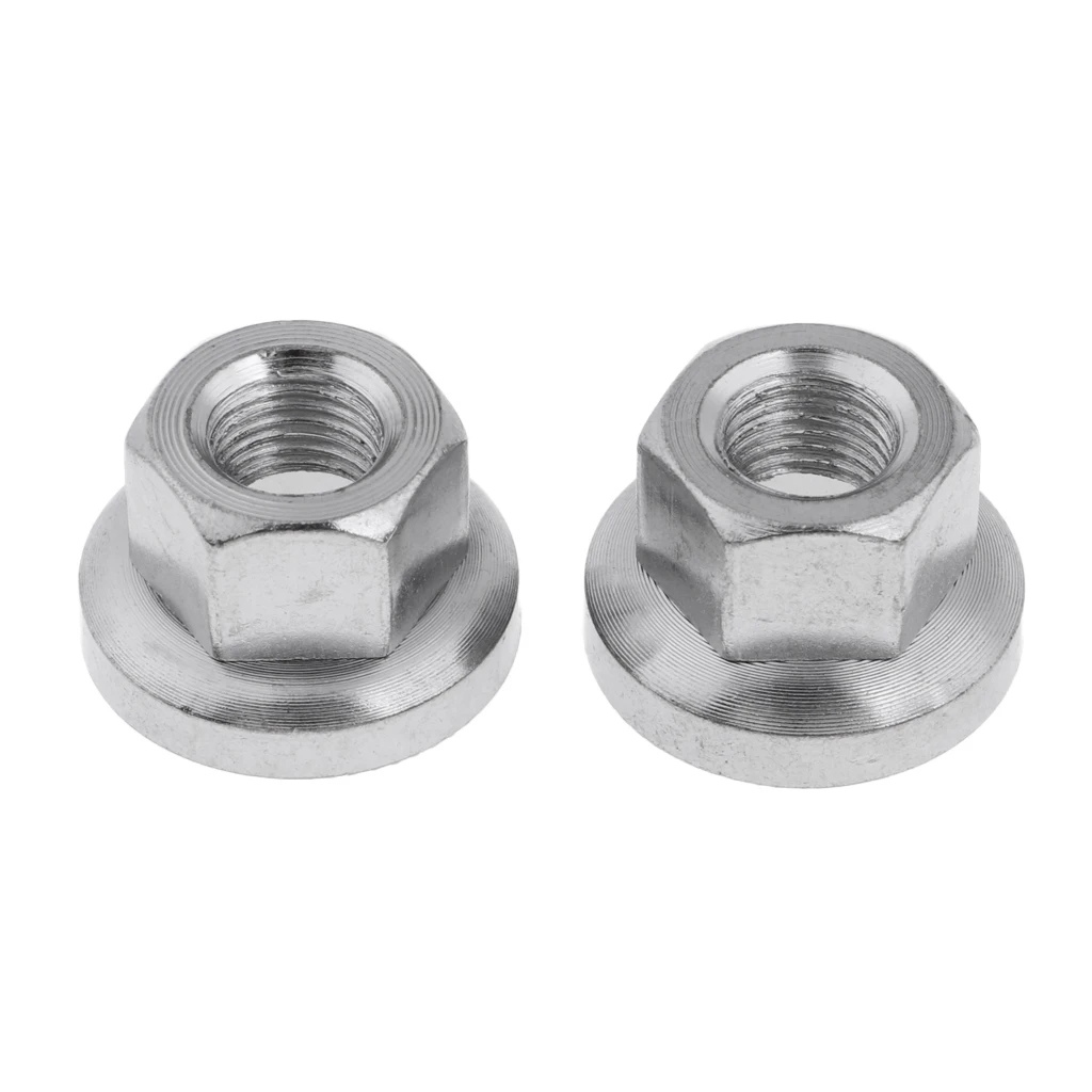 1 Pair Bike Axle Nuts for Bicycle Rear Hub Wheel - Solid & Durable