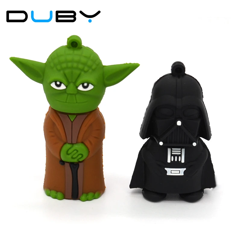 % 100 Горячая силиконовая война битва Yoda USB флэш-накопитель устройство 1 Гб 2 ГБ 4 ГБ 8 ГБ 16 ГБ 32 ГБ 64 Гб силиконовый мультфильм USB