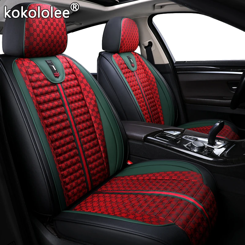 

kokololee Cloth car seat cover for hyundai solaris tucson accent creta getz coupe grand i10 i20 i30 i40 ix35 ionia kona santa fe
