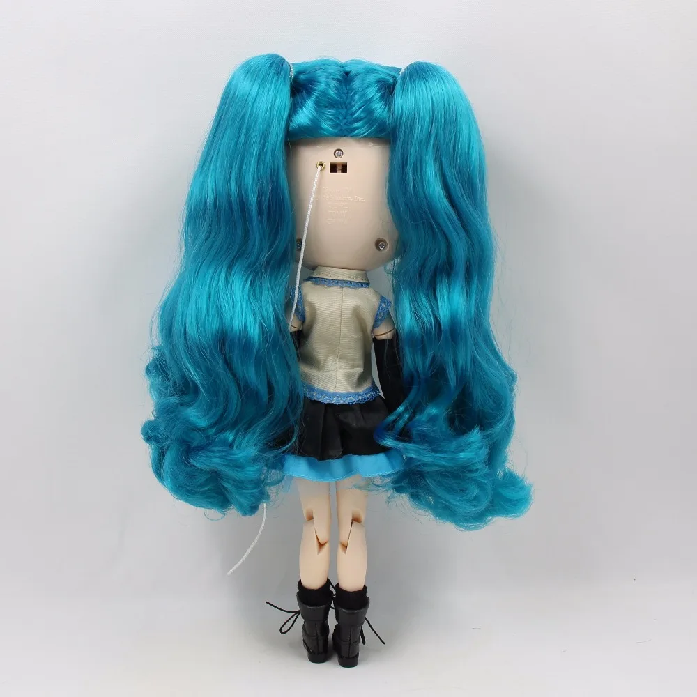 Ледяная фабрика шарнирная кукла blyth toy Hatsune Miku голубые волосы белая кожа с одеждой и сапогами 1/6 30 см BL4302