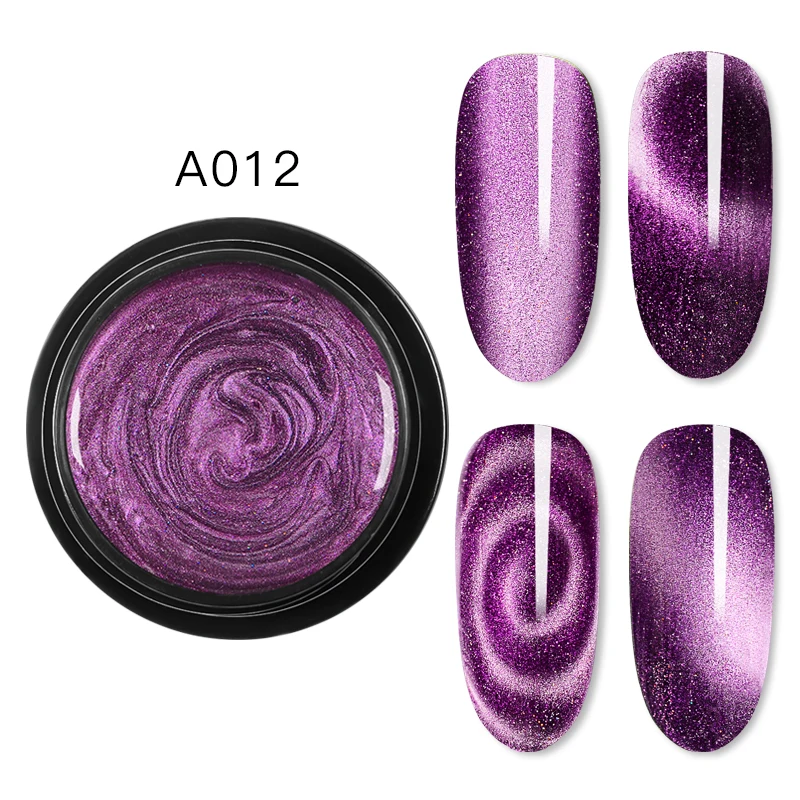 Mtssii 5ML Magnetic 5D Cat Eye UV Gel Nail Polish Laser Nail Art Varnish Starry Sky Jade Effect Soak Off UV Gel Lacquer - Цвет: BH272