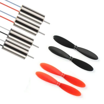 

1S 3.7V 8520 8.5x20mm Mini Coreless Brush Motor with Props for DIY Tiny QX90 QX95 LT105 Micro Indoor FPV Racing Copter F19033-CD