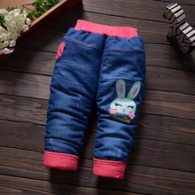 Baby Girl Winter Pants Denim Pants For Girl Thick Cartoon Trousers Kids Thermal Jeans 24M 3years Children Warm casual Leggings Baby Girl Winter Pants Denim Pants For Girl Thick Cartoon Trousers Kids Thermal Jeans 24M 3years Children Warm casual Leggings