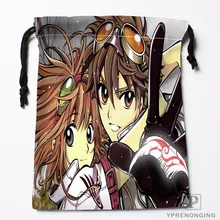 Пользовательские Tsubasa резервуар Chronicle Drawstring Сумки Путешествия хранения мини мешок плавать Пешие прогулки игрушка мешок размер 18x22 см#0412-11-105