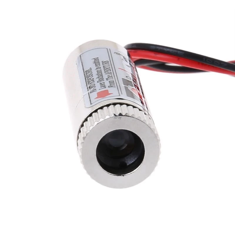 Hot 650nm 5mW Red Point Laser Module Head Glass Lens Focusable Industrial Class
