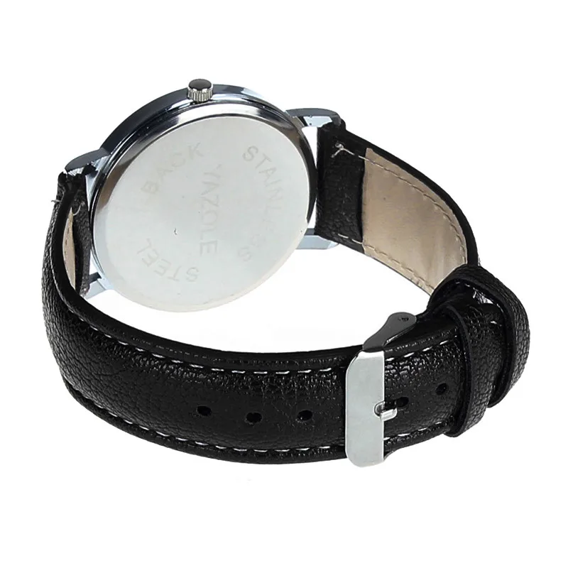 YAZOLE модные мужские часы роскошные кожаные мужские s кварцевые аналоговые Бизнес наручные часы Мужские часы relogios masculino дропшиппинг# C