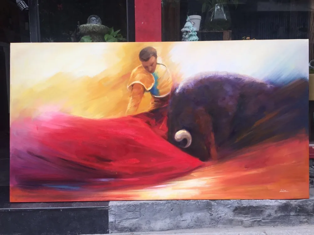 150x80cm streched