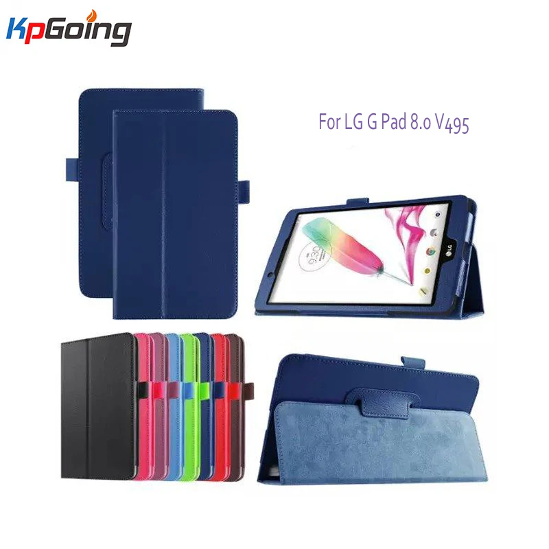 

Shell Case for LG G Pad F 8.0, Tri-Fold Ultra Slim Stand Frost Back Case Cover for 8 Inch LG G PAD F 8.0 V495/ V496 Tablet