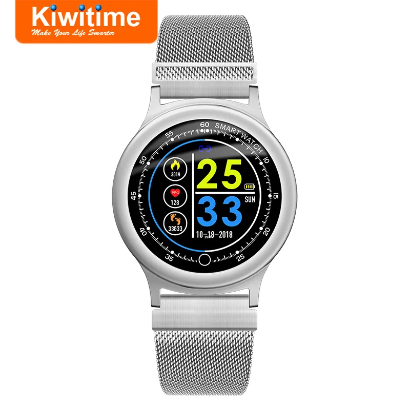 

KIWITIME KB82 Smart Watch Waterproof IP68 Connected Blood Pressure Monitor Fitness Bracelets Smartwatch for iPhone Android Phone