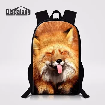 

Dispalang Cute Fox Printing Children Backpack For Teenagers High Quality Kids School Backpacks Women Knapsack Animal Schoolbag
