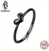 VOROCO,, настоящее 925 пробы, серебряные, винтажные, Лондонский город, кольца для женщин, модные, вечерние, свадебные, роскошные, хорошее ювелирное изделие, подарок BKR474