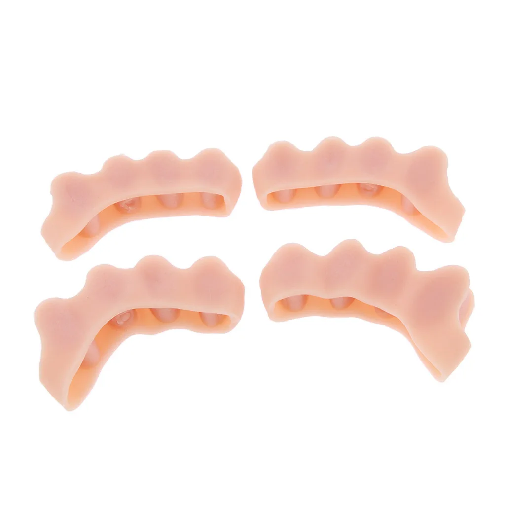 6 Pairs Silicone Foot Fingers Toe Separator Protector Care