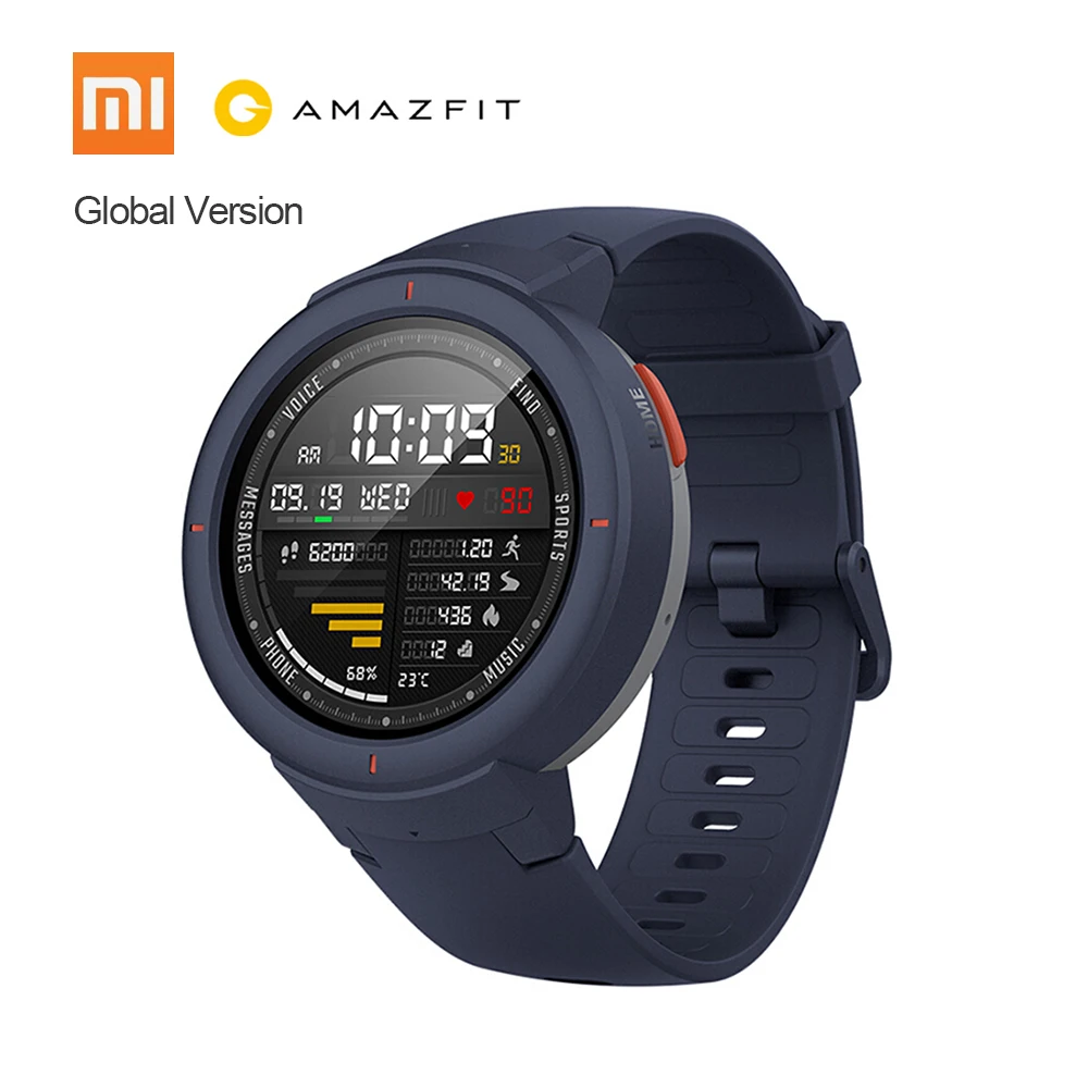 

Global Version Xiaomi Huami AMAZFIT Verge 3 GPS Smart Watch IP68 AMOLED Screen Answer Calls Smartwatch Multi Sports for MI MI8