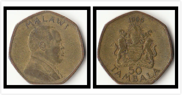 Malawi 50 Tambala Coin Африка 100% настоящие и оригинальные монеты для личной коллекции | Дом