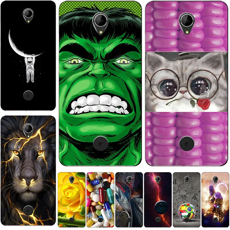 

For Acer Liquid Zest 4G Z528 case cover ,2016 New Arrival Painting Colored Tiger Owl Rose Colored Soft Tpu Case For Acer Z525