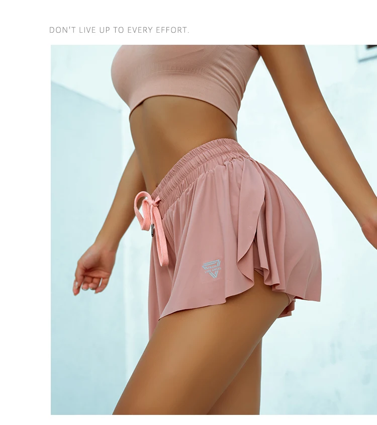 Clothing - Summer Shorts 2 In 1 Loose Breathable Yoga Shorts