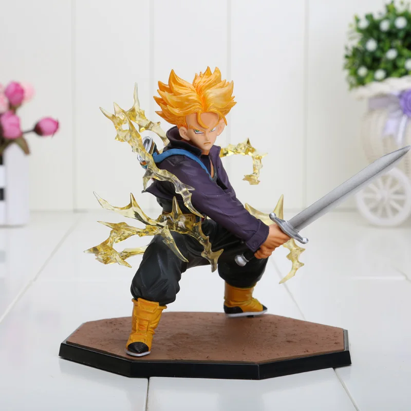 

Dragon Ball Z 6" 14cm Super Saiyan Trunks Battle Version PVC Action Figure Model Collection Toy