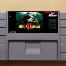 Mortal Kombat 2 USA-NTSC версии 16 бит 46 шпильки видео игры