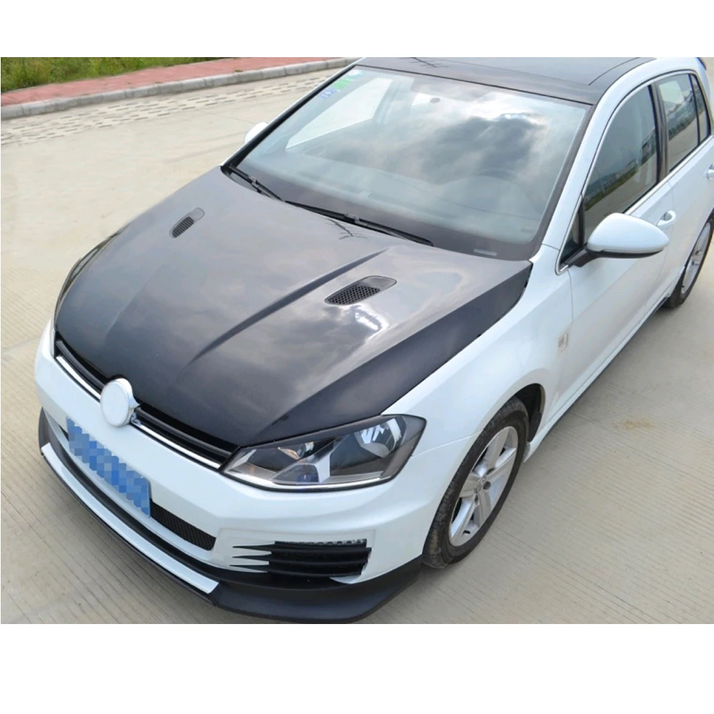 Передний капот двигателя из углеродного волокна крышка багажника для Volkswagen VW Golf 7