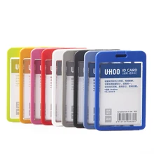 Работы держатель для карт s PP жесткий имя из пластика держатель для карт YH6638