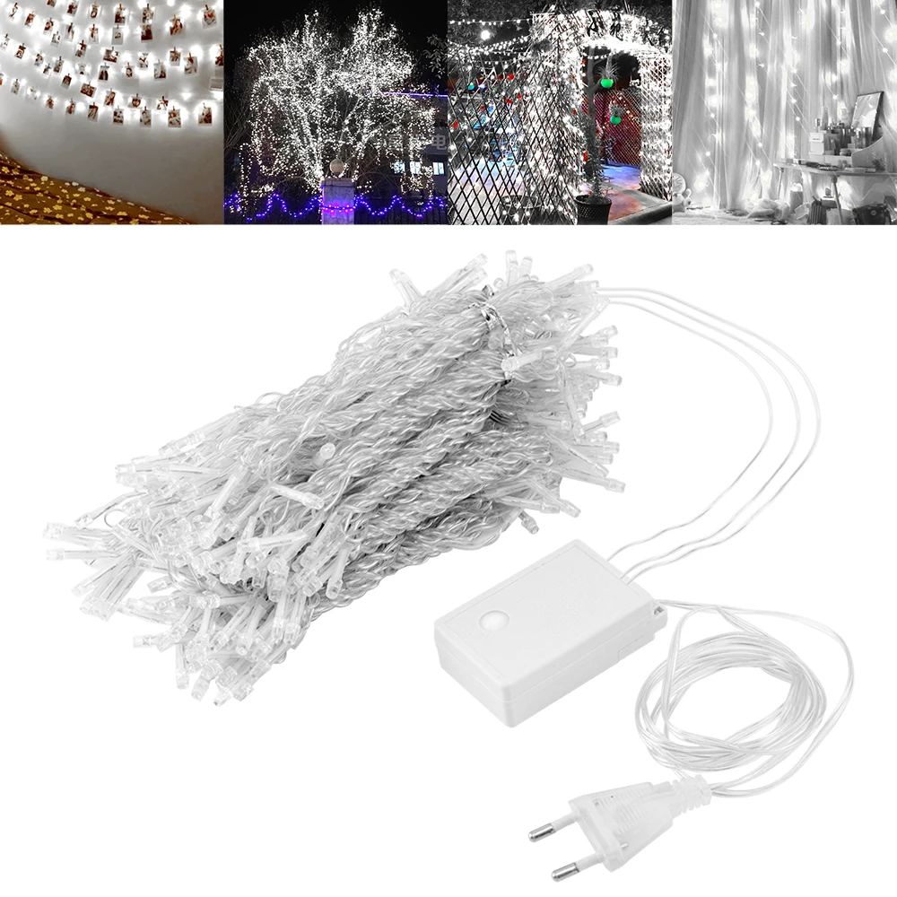

3x3m LED String Lights Home Decoration Curtain Light Wedding Party New Year Christmas Garland Holiday Lighting Light String