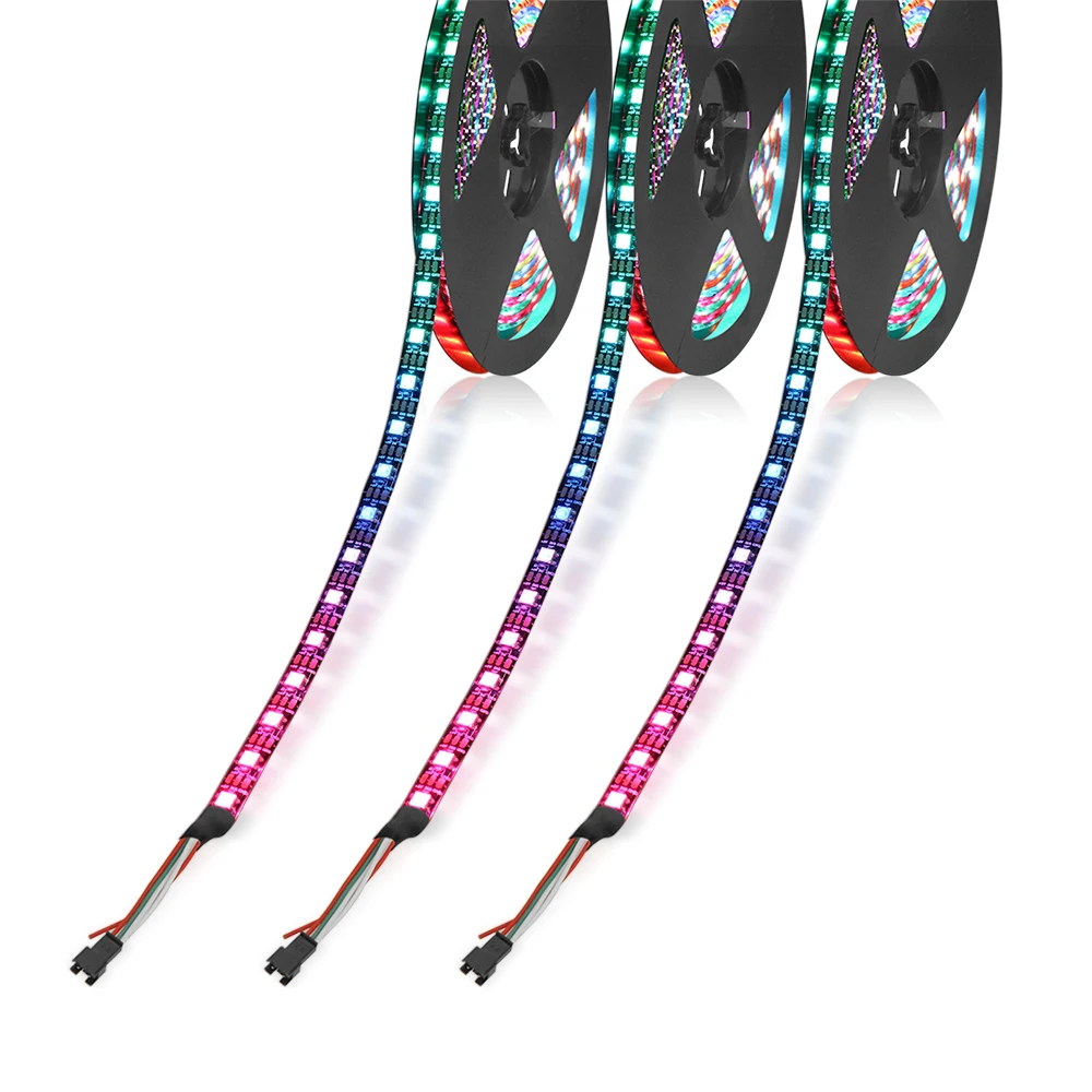 Пиксельная Светодиодная лента Excellux WS2812 WS2812B 5 м 5050 RGB 30/60 светодиодов постоянного