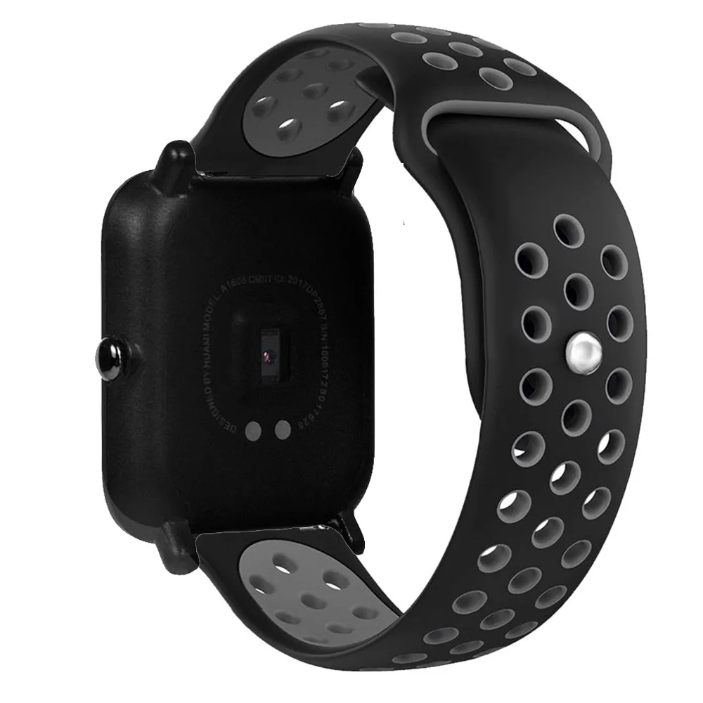 1 шт. силиконовый ремешок для Huami Amazfit смарт-Браслет фитнес-трекер аксессуары ремень для Xiaomi Amazfit Bip браслет ремешок для Huami - Цвет: 8