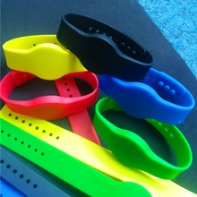 13,56 МГц FM11RF08 MF S50 1 K nfc-браслет браслет рчид IC запястье Регулируемый rfid-браслет Карточки контроля доступа домофонов