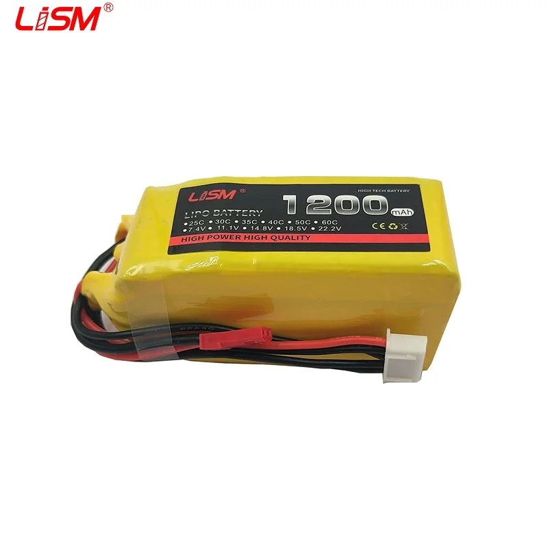 

Lipo Battery For 1200mah 14.8V BATTERY RC 4s 14.8V 25C RC boat RC Helicopter Airplanes Car Quadcopter 14.8 v #35C29