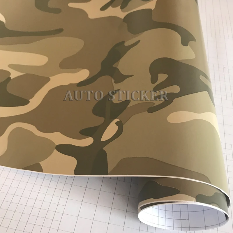 50cm width DESERT Camo vinyl wraps car sticker 5