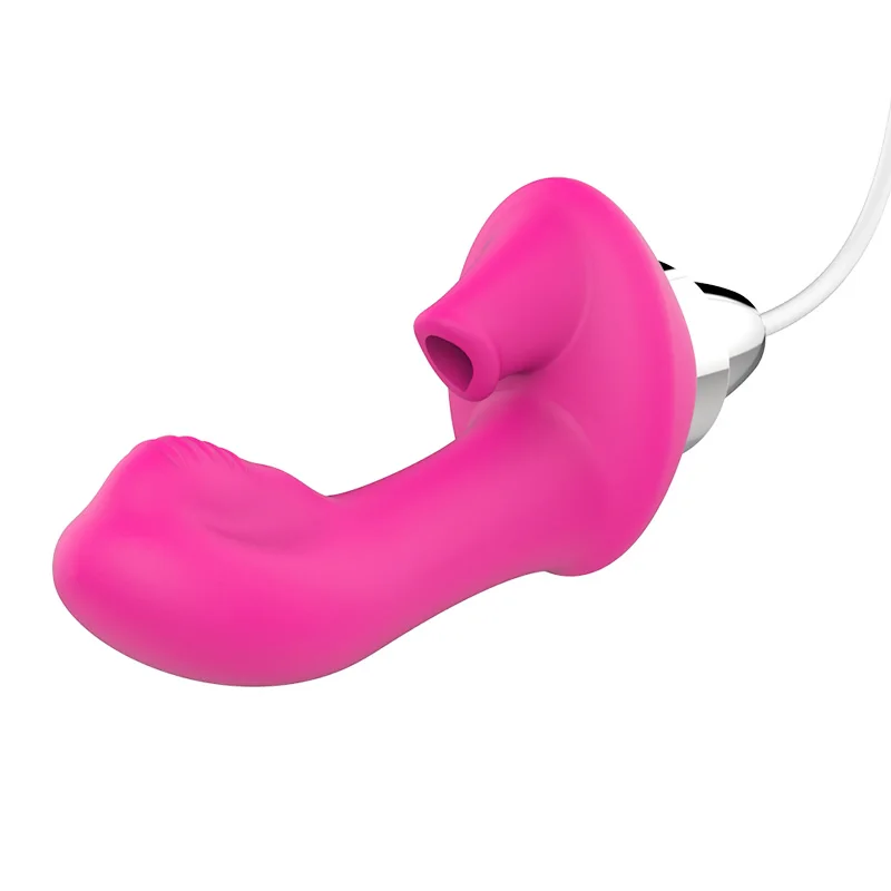 LUOGE Suction Vibrator, 10 Vibration 5 Suction Modes Clitoral G-spot Sucking Vibrator Massager Remote Adult Sex Toys For Women