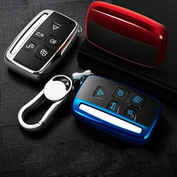 

soft TPU Car Key Case Cover For Land Rover A9 Range Rover Sport Evoque Freelander 2 Jaguar XE XJ XJL XF C-X16 V12 Guitar F X Typ