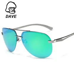 Dave 2019 бросился продажи взрослых Классический пилот поляризационные солнцезащитные очки для женщин для мужчин бренд магния вождения зеркал