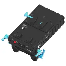 FOTGA DP500III V-Mount непрерывный встроенный 90 градусов Род Зажим Питание BP Батарея пластина замка DSLR Rig видеокамеры