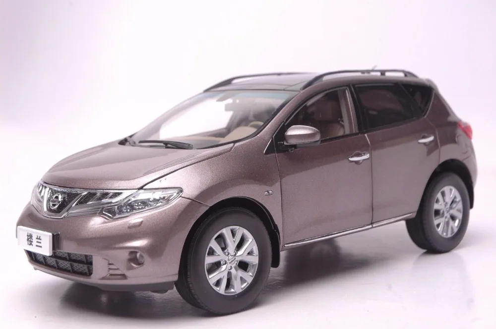 1:18 литья под давлением модель для Nissan Murano 2011 коричневый внедорожник сплав игрушка автомобиль миниатюрная коллекция подарок