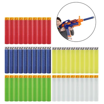 

30pcs Kids EVA Foam Sponge Bullets Soft Flat Head 7.2cm Refill Dart Bullets Gun Shooting Game Toy for Nerf N-Strike Elite Series