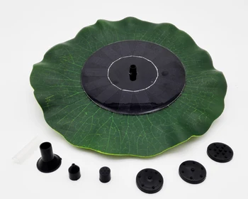 

Small Simulation Lotus solar floating fountain pump 200L/H DC Solar landscape Solar fountain pump
