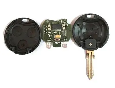  KEYECUNew Uncut Remote Key Fob 3B for Smart Fortwo Forfour City With 2 Infrared Lights - 32835433314