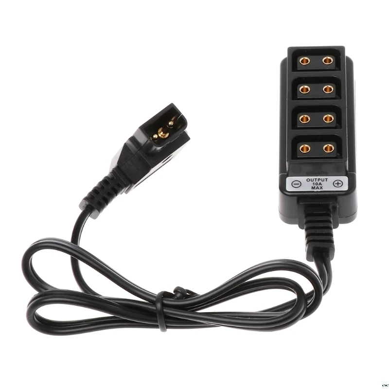 OOTDTY D-Tap Male B-tape To 4 Female Hub переходник-разветвитель для фотографии power