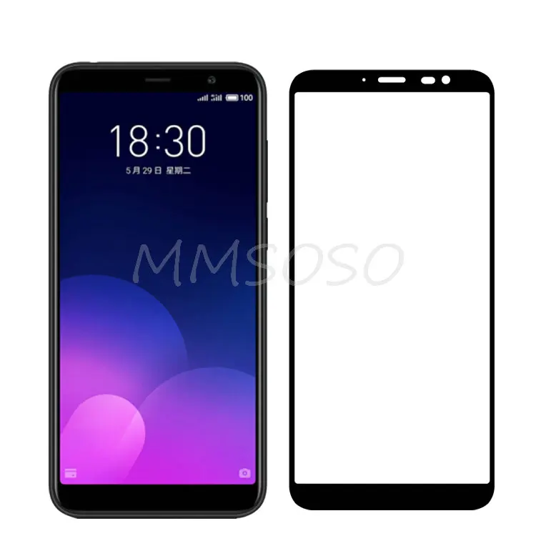 3D Meizu M6T закаленное стекло для Meizu M6T полное покрытие 9H защитная пленка Взрывозащищенная защита экрана на M 6T M811H M811Q