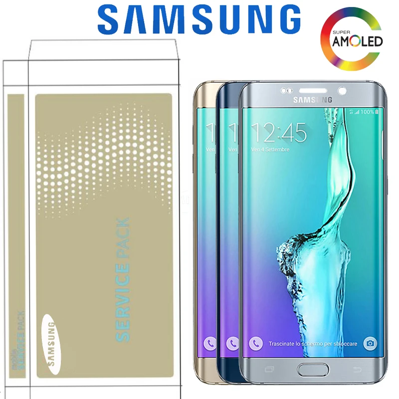 

Original 5.7'' Display For Samsung Galaxy S6 Edge Plus G928 G928F SM-G928FD LCD Touch Screen Digitizer Assembly Replacement