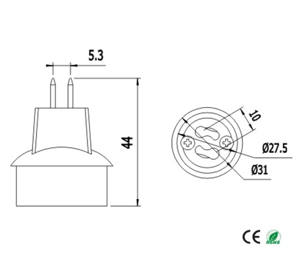 Z1077 MR16-Gu10 Adapter (2)