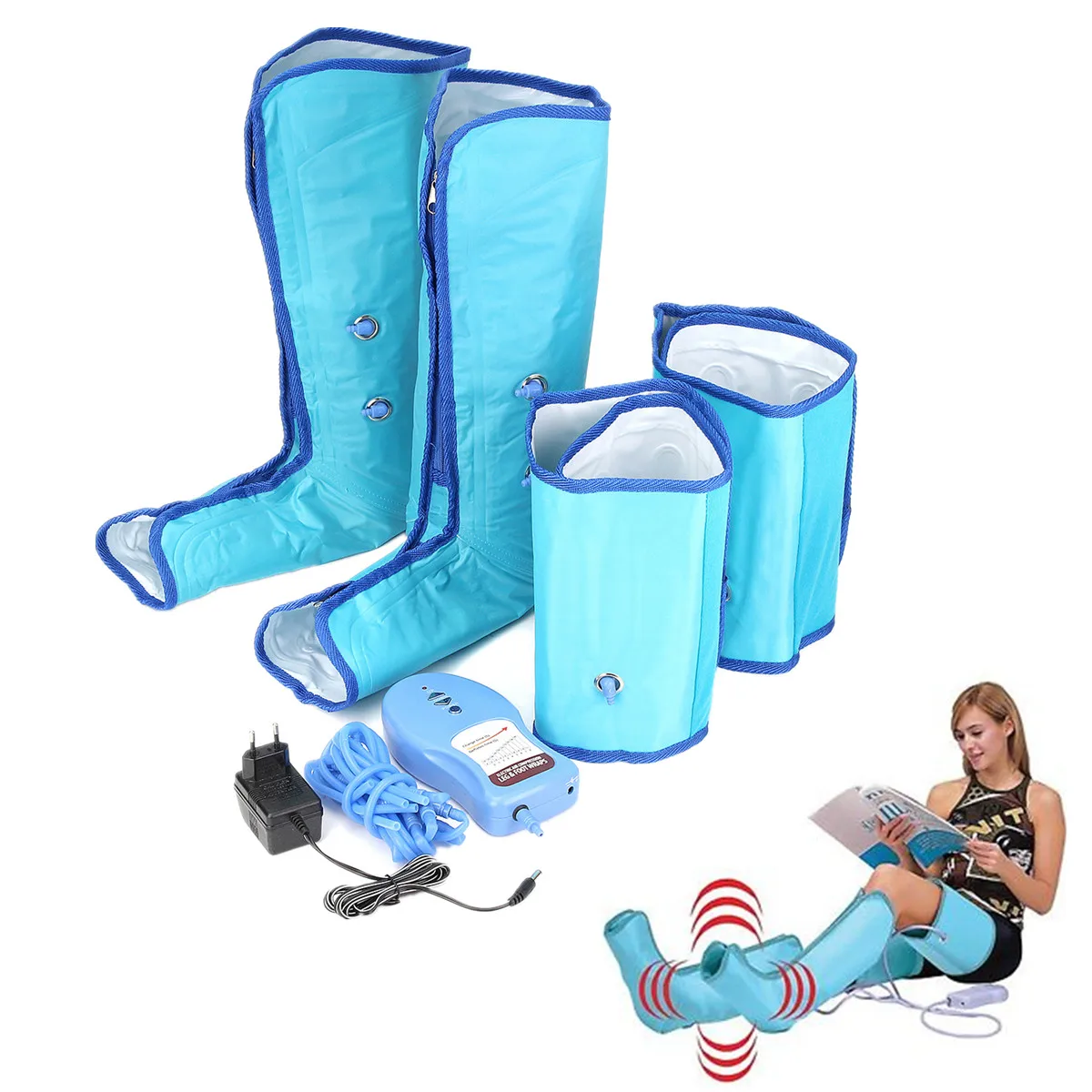 Air Leg Pressure Massage Therapy Healthcare Pressure Circulation Cuff