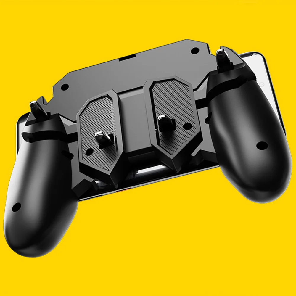  for PUBG IOS Android Six Fingers Operating Gamepad Peripherals game Joystick Controller Turnover Bu